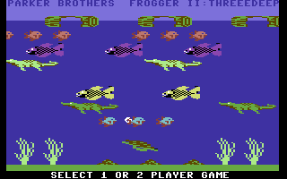 Frogger screenshot 3 for Commodore 64